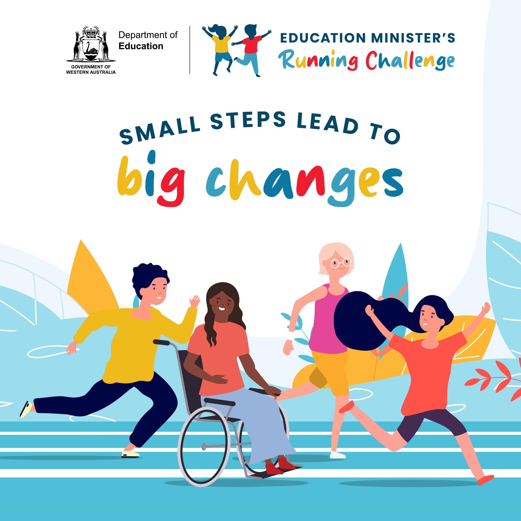 EMRC social tile - small steps lead to big changes